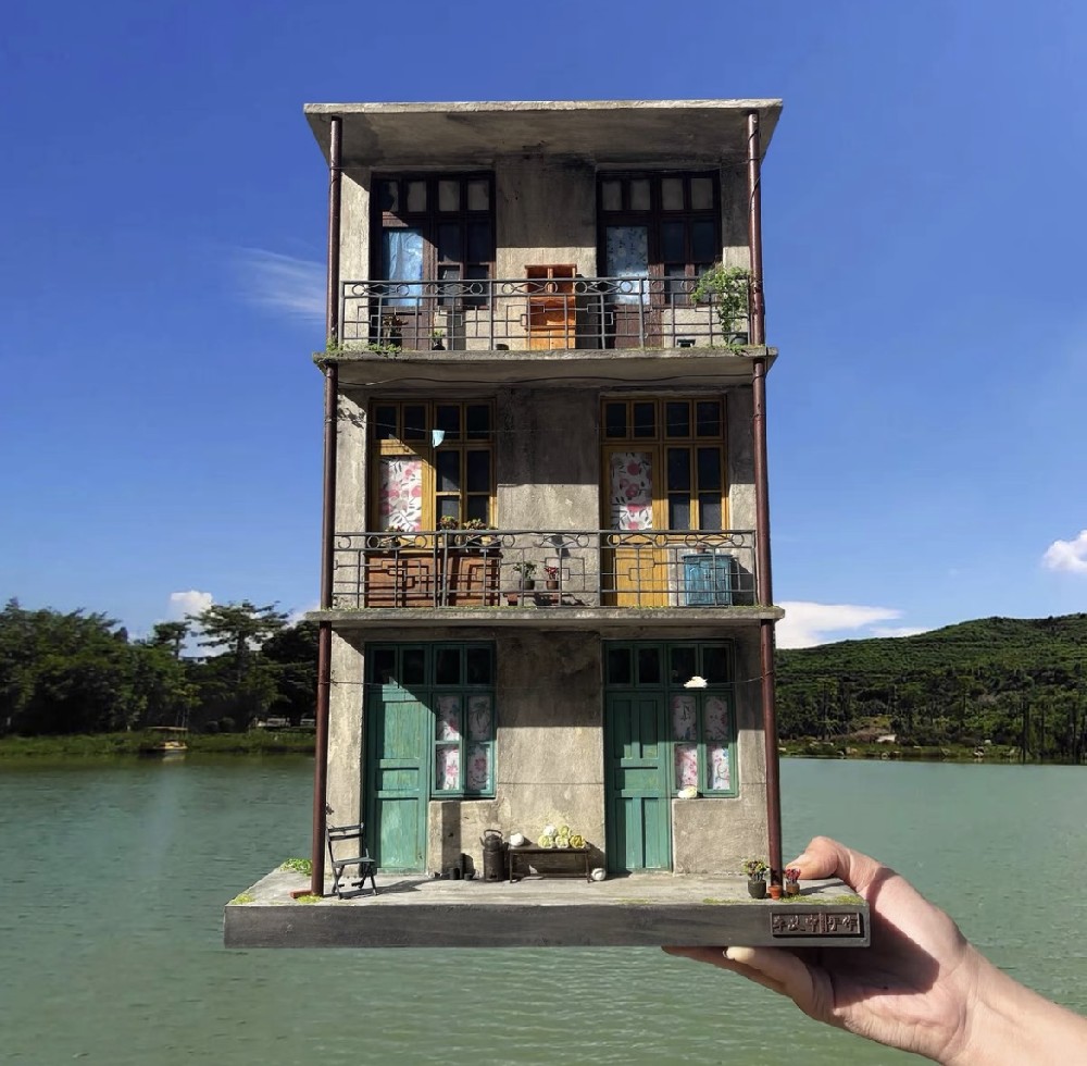 筒子楼微缩沙盘：定格一代人的集体记忆