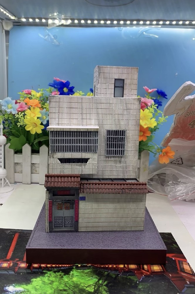 老房子微缩模型：把根留住，让记忆回家